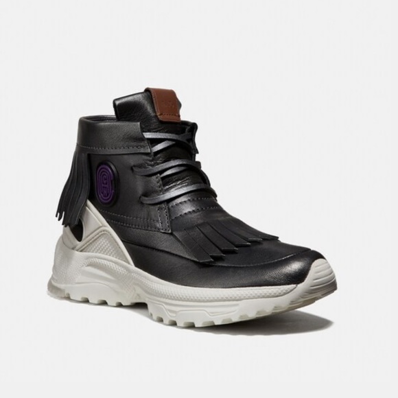 Coach Shoes - Coach Fringe Moccasin Sneaker With Coach Patch